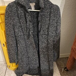 Elevenses Black and White Knit Cardigan